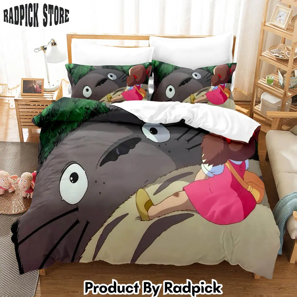 My neighbor totoro girls bedding sets duvet covers quilt bed sheets  rp0419608